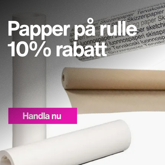 Papper på rulle 10% rabatt