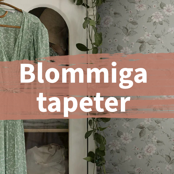 Blommiga tapeter